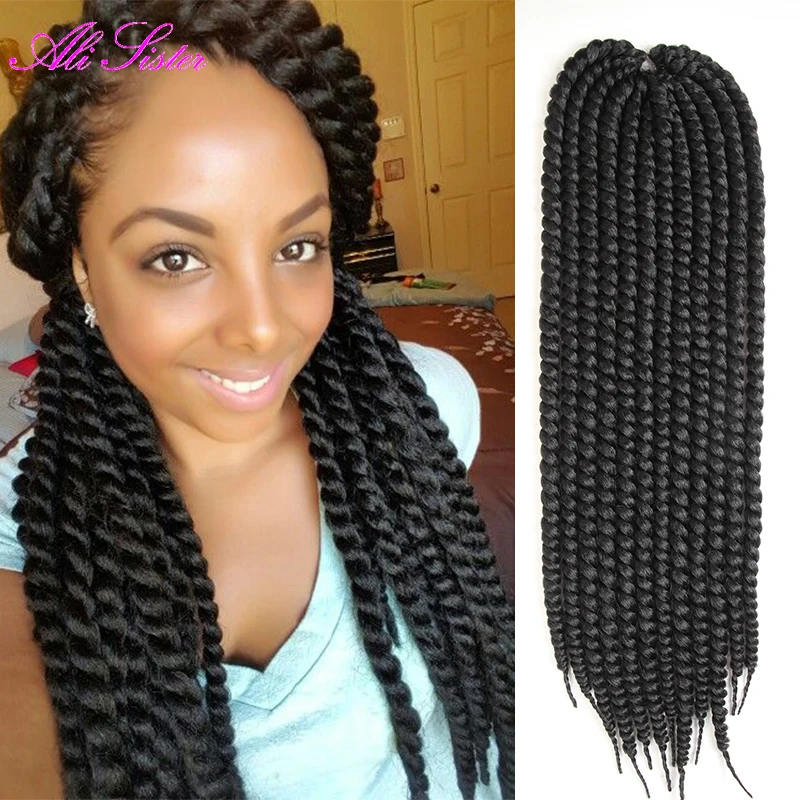 14" Havana Mambo Twist Crochet Hair short red hair extensions xpression