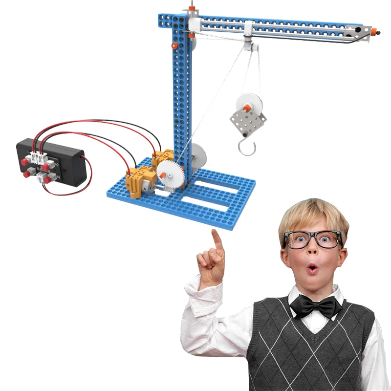 

STEM Kids Toy School Technology Toy DIY Crane Children Educational Science Toys Kit Learning Education Toys for Children 1
