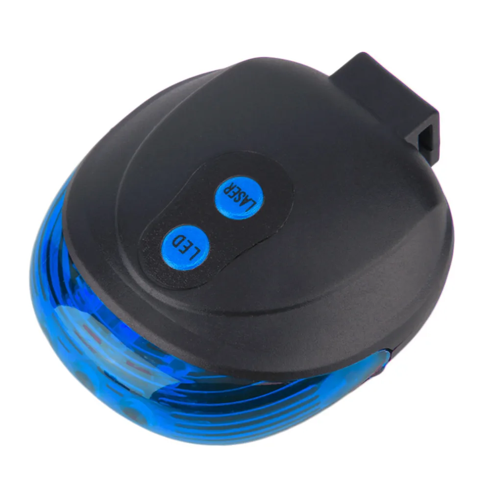 Top Hot 5 LED Ultra Bright Laser Beam MTB Mountain Bicycle Bike Cycling Rear Tail Warning Lamp Light Bike Accessories 12