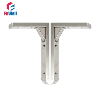 

1pair(2pcs) 304Stainless Steel Triangle Bracket 6/8/10/12/14inch Self Support Frame Bracket Triangular Table Shelf Bracket