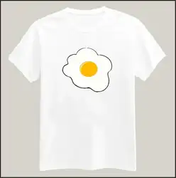 Уволен яйцо печати Для женщин Футболка Последние рубашка Hipster Повседневное хлопок для большой Размеры Футболка Camiseta Прямая поставка bz205-41