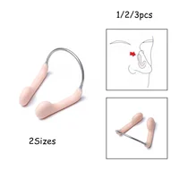 Durable No-skid Soft Silicone Skin Color Nose Clip Adjustable Steel Wire Nose Clips Swimming equipment Water Sports Accessory 2