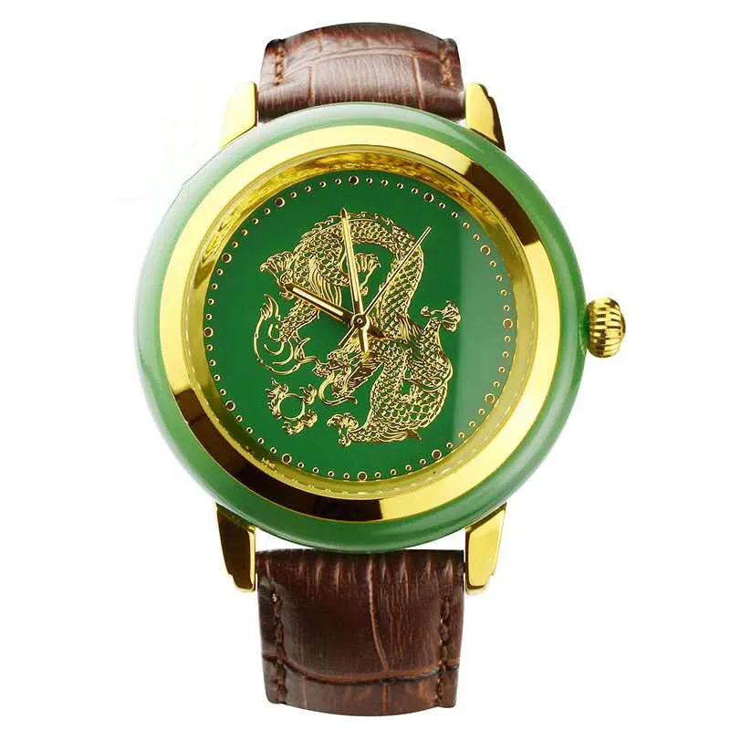 Новые парные часы для влюбленных часы из Нефритовой кожи водонепроницаемые креативные модные деловые мужские наручные часы Коллекционное издание женские часы