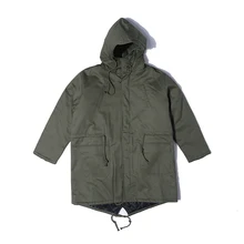 2017 high street camo Jacket Hip Hop Suit Pullover Winter Jacket Men Coat fashion oversized Casual jackets mens coat Black green