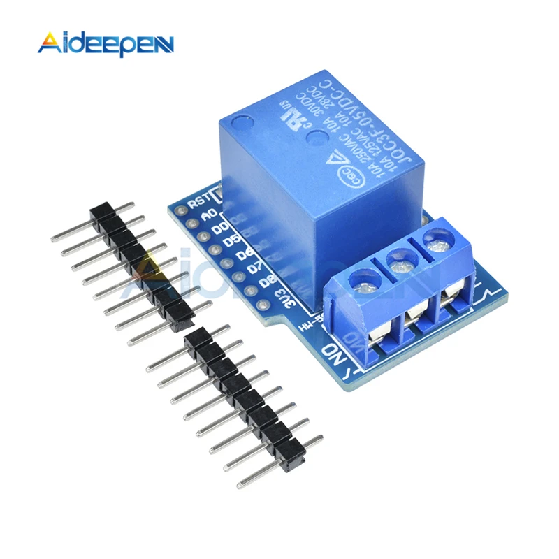

1Set For Wemos D1 Mini 5V Relay Shield One Channel for Wemos D1 Mini Relay Module For Arduino ESP8266 Development Board