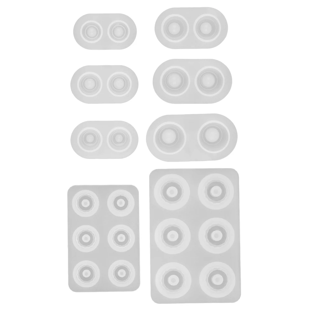 8 BJD Doll eye mold resin casting beads mold pressure eye silicone mold base