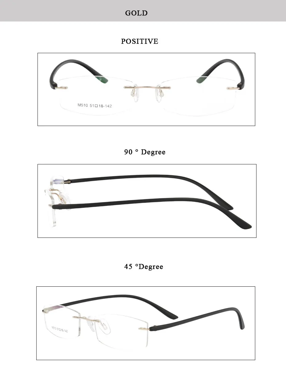Металлические очки Очки с храма тр близорукость очки для мужчин для женщин оправы 30 шт./лот N510