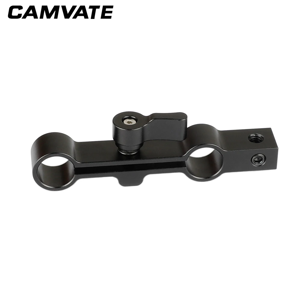 

CAMVATE Generic 15mm Dual Rod Clamp With 1/4"-20 Mounting Hole C2066