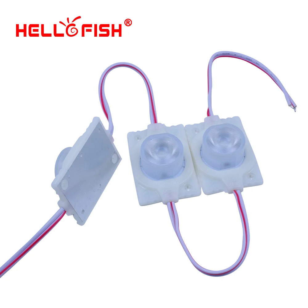 

Hello Fish 20pcs DC12V High Power Modules Advertising Modules backlight modules Luminous angle of 60 degrees IP68 Waterproof