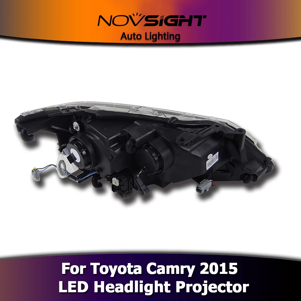 NOVSIGHT 2X светодиодный фары фара в сборке DRL Противотуманные фары Набор для Toyota Camry