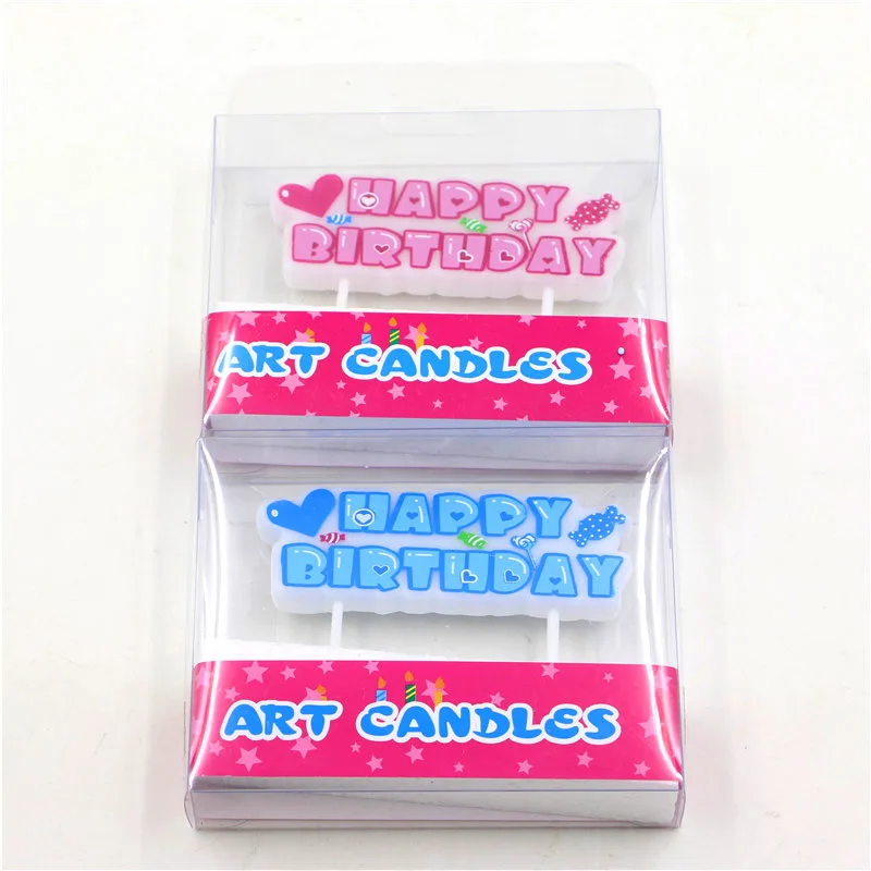 5pcs/pack Happy Birthday Theme Kids Favors Candles Baby Shower Party Events Cake Decorations Creative Boy Girl Cartoon Supplies | Дом и сад