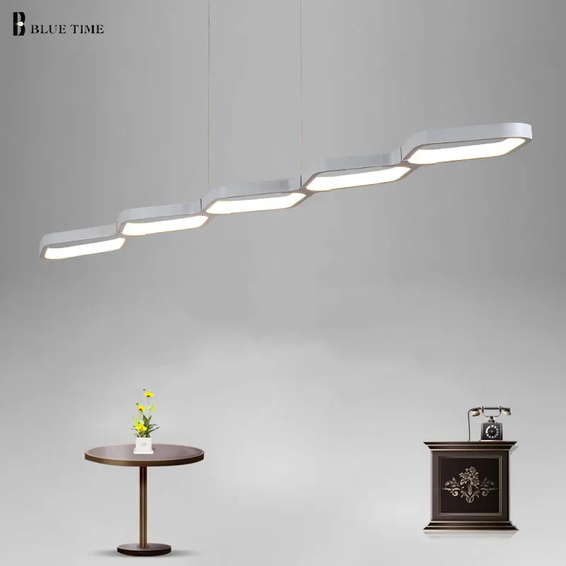 

Minimalist Modern Led Chandelier For Dining room Living room Kitchen Lustres LED Ceiling Chandelier Lighting Fixutres AC110 220V