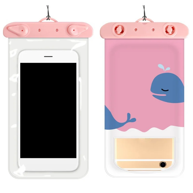 Летняя Пляжная спортивная водонепроницаемая сумка для подводного плавания с рисунком для мобильного телефона