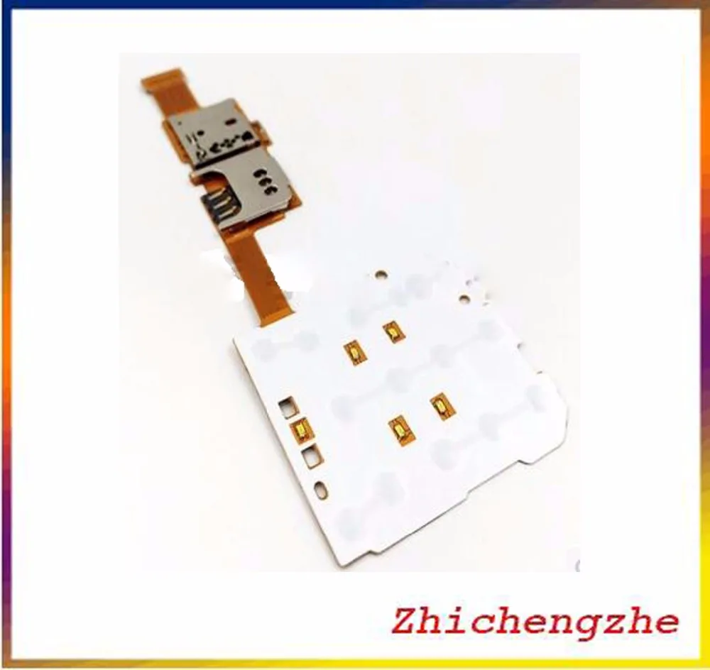 10 шт./лот Sim карта TF Micro SD Держатель Слот Лоток клавиатура кнопка гибкий кабель для