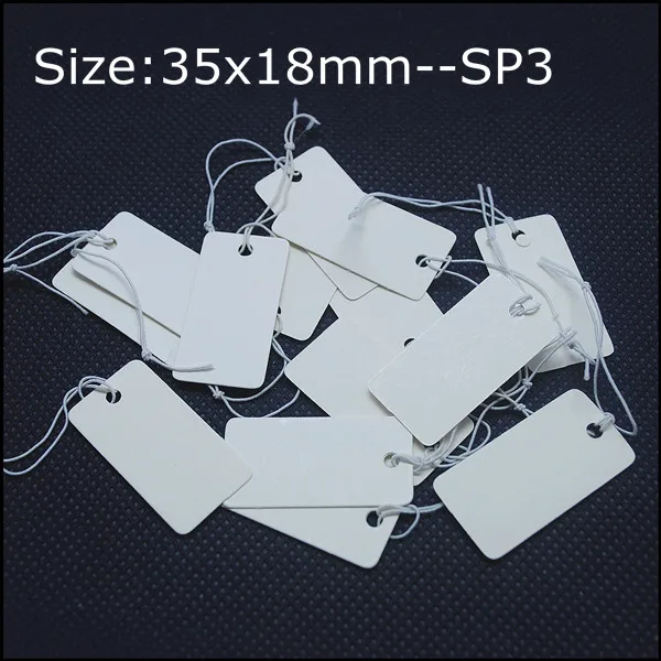 

BEST 1000PCS New Paper Price Tags Jewelry Price Marks Hot Label Size 35X18MM For Handware Shops Using