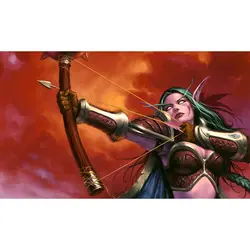 Лучшее качество 2 мм толстый Настольный коврик игра WOW Woman Archer игровой коврик, настольные игры также могут напечатать картинки на заказ