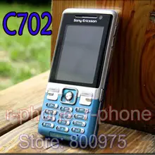 C702 мобильный телефон sony Ericsson C702 gps 3g 3.15MP разблокированный сотовый телефон и один год гарантии