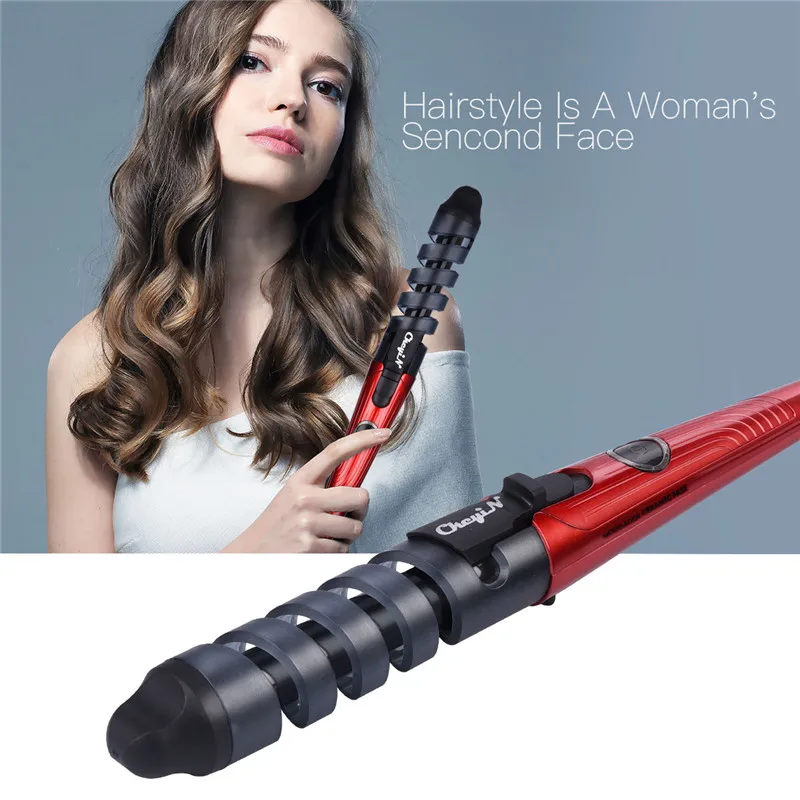 

Hair Curler Magic Spiral Curling Iron Automatic Wand Ceramic Heating Care Wave Anti-perm Salon Hair Styler Pro Styling Tool