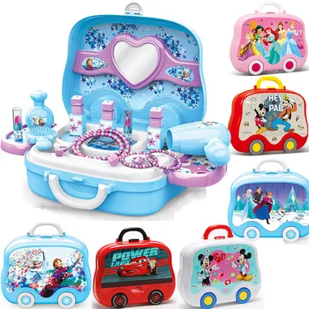 

Disney Medical Kitchen Cosmetic Outdoor Toys Suitcase Frozen Pretend Play Boys Girls Birthday Gifts Toys for Kids Luggage Box