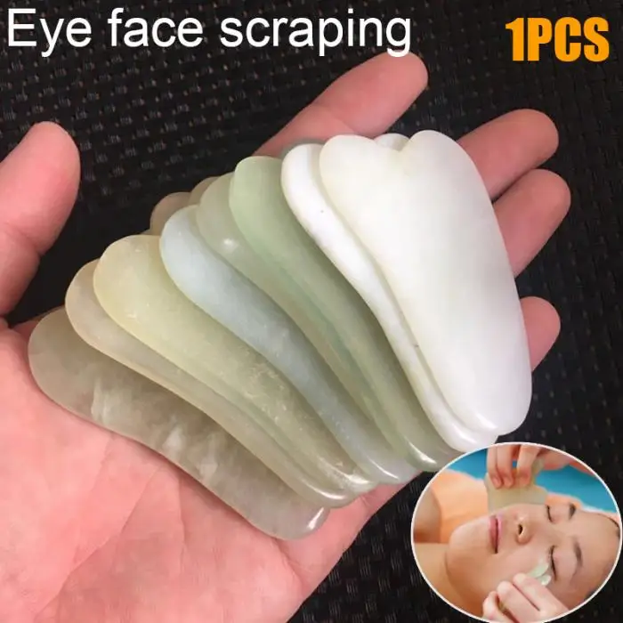 Уход за лицом нефрит для массажа доска для лица глаз скребка инструмент салон массаж доска EK-New