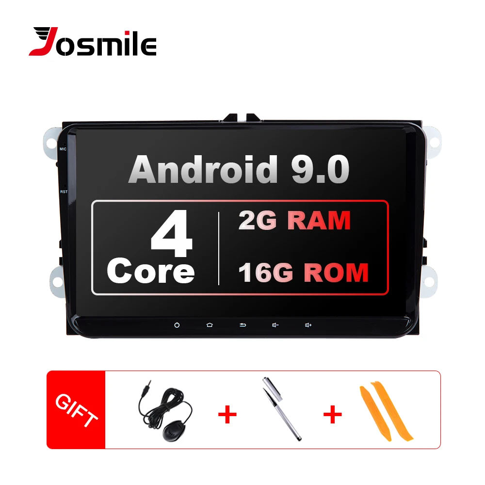 Josmlie автомобильный мультимедийный плеер 2 din Android 9 0 автомобильное радио для Skoda
