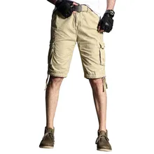 Шорты большого размера мужские повседневные шорты-карго хлопковые летние шорты Мужская одежда