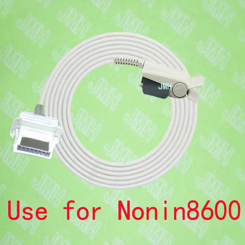 

Compatible with Nonin 8600 Pulse Oximeter monitor, Adult finger clip spo2 sensor,8PIN.Nellcor clip.