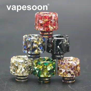 

10pcs High quality 510 Crystal Drip Tips Mouthpiece for e-Cigarette 510 Thread RTA RDTA Atomizer as TFV8 Baby Tank iJust S Tank