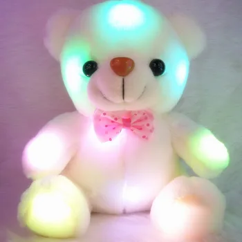 

Urijk LED Teddy Bear Luminous Creative Light Up Animal Plush Toy Colorful Glowing Teddy Bear Birthday Gift For Kids