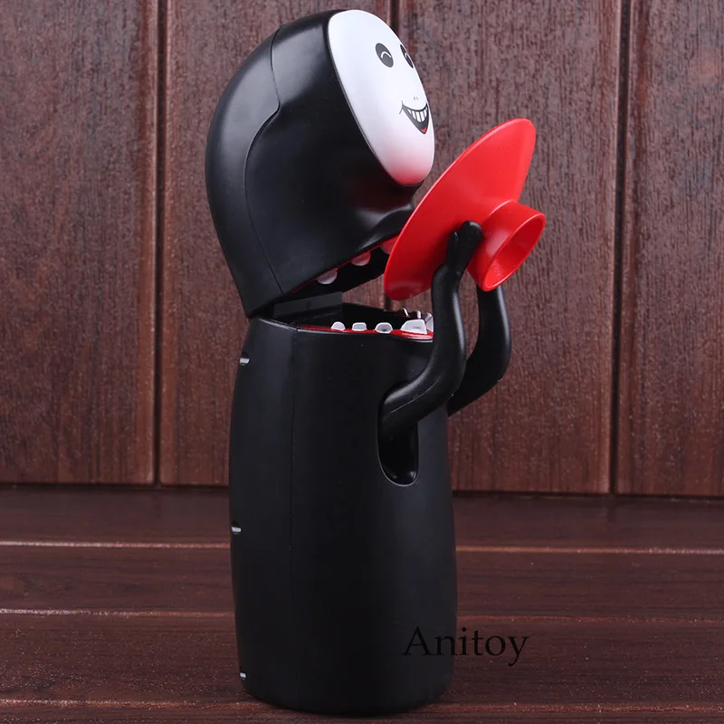 

Cute Anime Cartoon Spirited Away No Face Man Faceless Man Lovely Automatic Bank with Music PVC Safe Piggy Bank for Kids Ghibli
