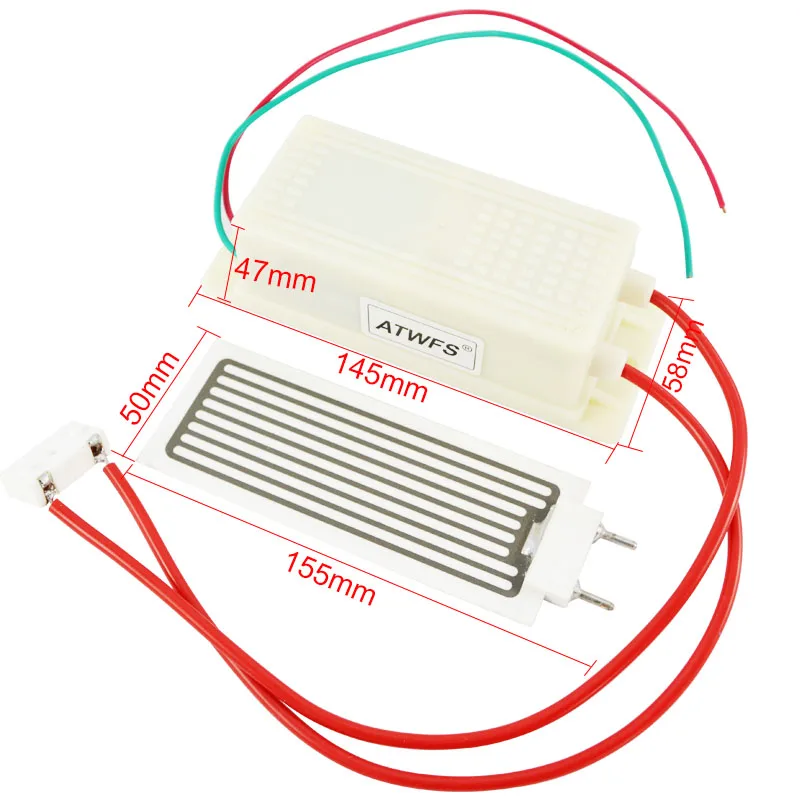 ATWFS генератор озона генератор 220 В 5 г озоновая керамическая пластина очиститель воздуха, стерилизатор очистки воздуха озоновая дезинфекция