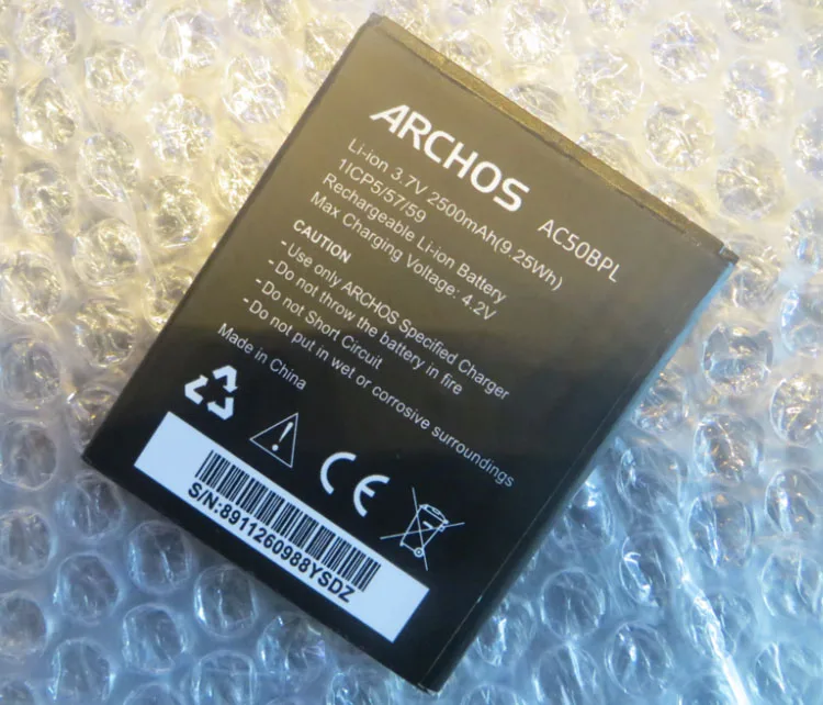 For High Quality Original AC50BPL battery ARCHOS mobile phone battery 2500mah Replacement Parts For High Quality Original AC50BPL battery ARCHOS mobile phone battery 2500mah Replacement Parts