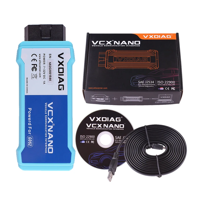 Новинка года VXDIAG VCX NANO для GM/Opel GDS2 диагностический инструмент VXDIAG для Opel/GM Сканнер с программированием Системы USB/Wifi версия