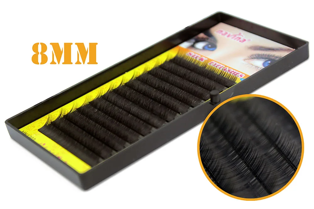 Navina 4cases/lot Professional Mink Individual Eyelashes Extension Makeup Natural Soft False Fake Eye Lashes Eye Beauty Cilia