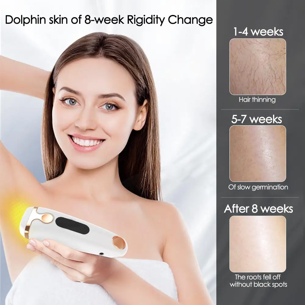 

Laser Mini Permanent Hair Removal Device Instrument Permanent Hair Removal Professional Painless Body Hair Remover Machine