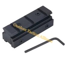 От 11 мм до 20 мм ласточкин хвост Пикатинни Вивер прицел крепление винтовка база для переходника охотничья Caze аксессуары черный