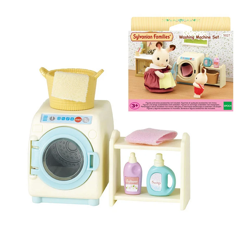 Набор мебели и аксессуаров для кукольного дома Sylvanian Families комплект стиральной