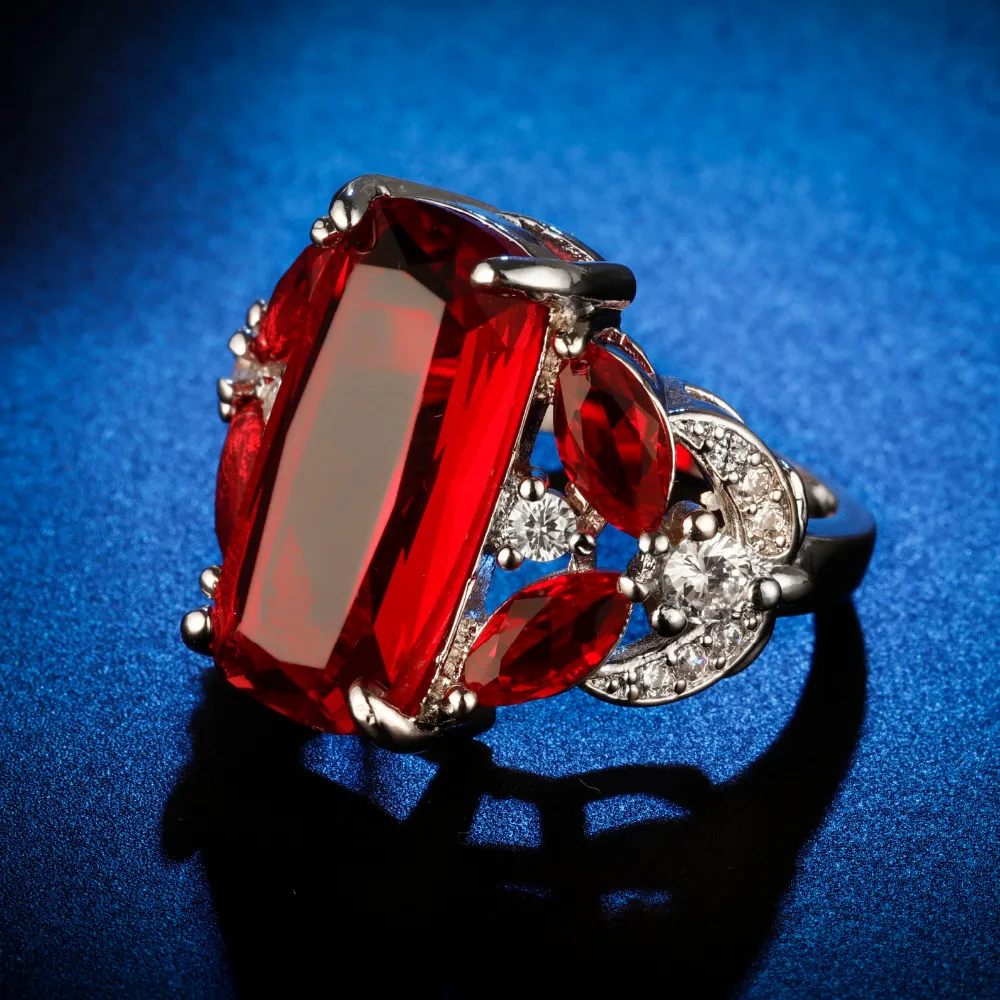 

Original Design Handmade cz unique style top quality Ring 2ps in 1 couple Cubic Zirconia Hot Ins sterling silver 925