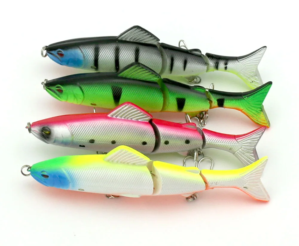 Buy 12.5cm 17.7g Jointed Fishing Lures 4 Hooks