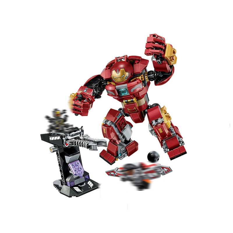 

BELA 10832 Super Heroes Hulkbuster Smash-up Middle Edition Turret Model Building Blocks Toys for children Brick Compatible 76104