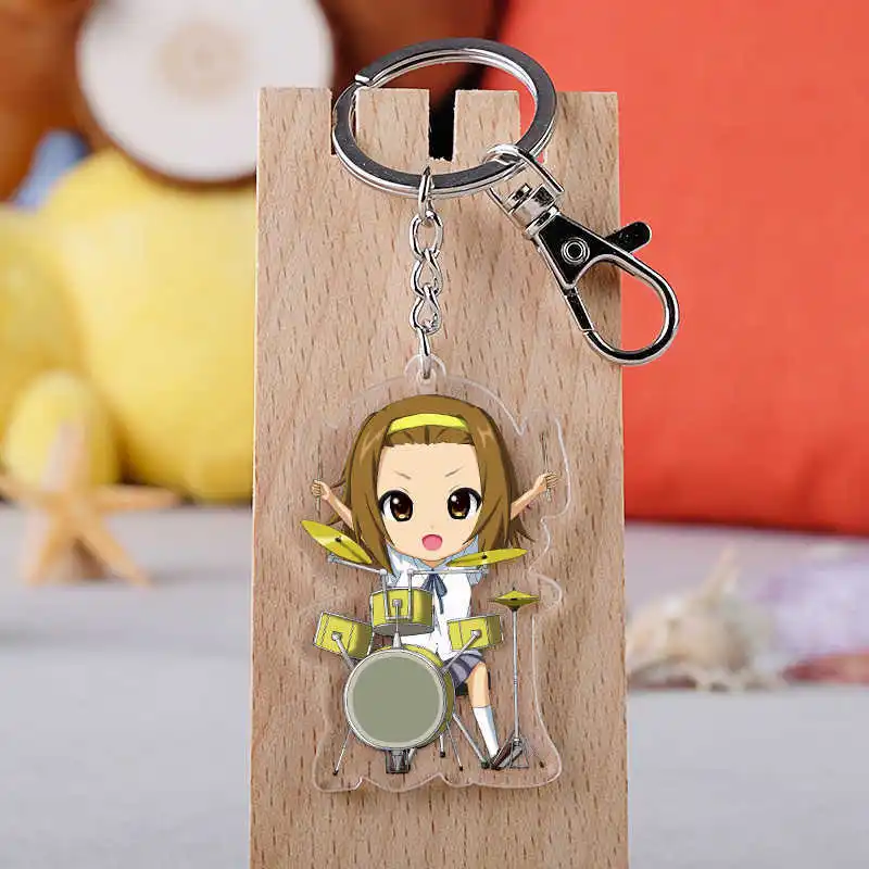 10 шт./лот аниме K ON! Акриловый брелок игрушечная фигурка Akiyama Mio Tainaka Ritsu подвеска