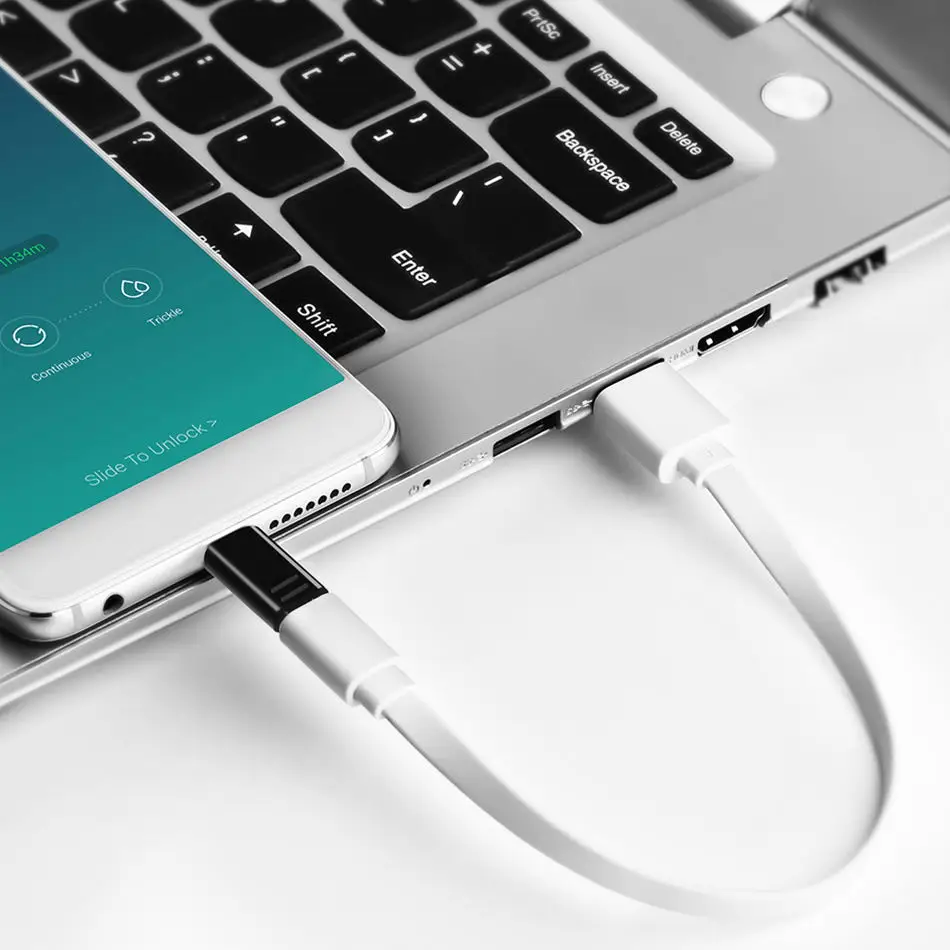 7-2Samsung Galaxy S9 S8 plus Micro USB to USB Type C Adapter Converter Supercharge Charger Adapter Charging Note8 C5 C7 C9 pro_