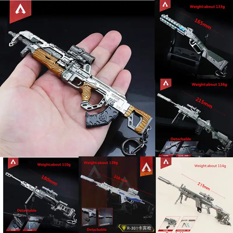 Hot Game Apex Legends Keychain Apex Vk 47 R 301 G7 Gun Model Cosplay Props Key Chain Llaveros For Fans Collection Gifts Costume Props Aliexpress