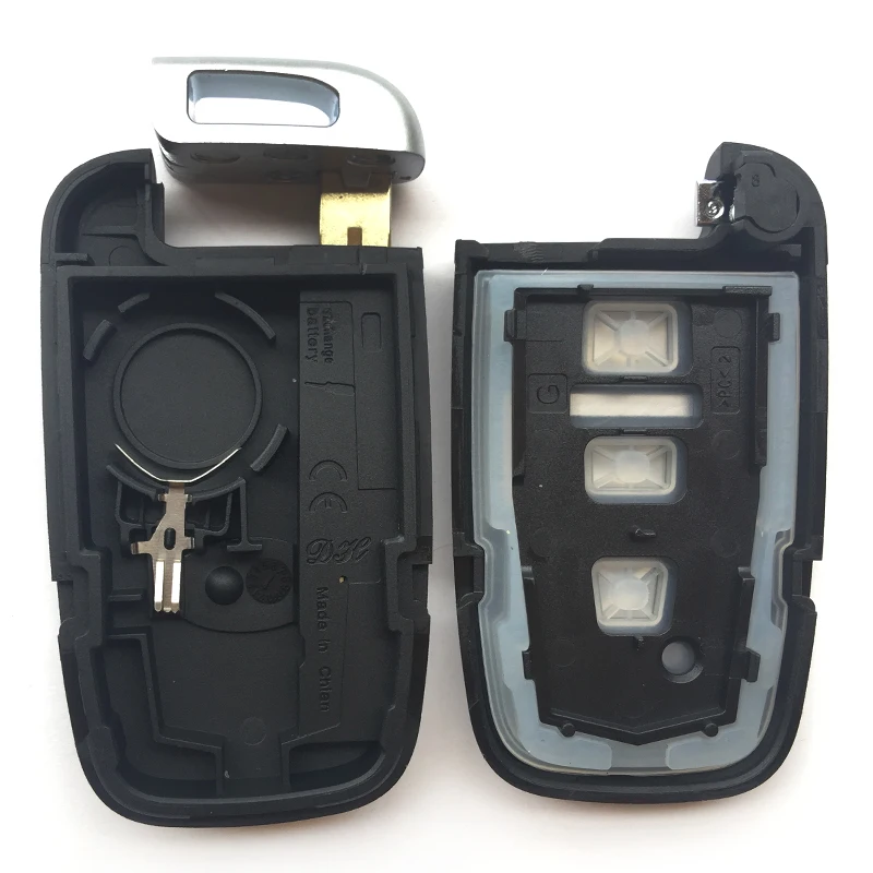 3/4 кнопочный ключ автомобиля Корпус Корпуса для hyundai IX35 Sonata 8 Kia Forte Sportage K2 K5 удаленный БЕСКЛЮЧЕВОЙ Брелок, чехол для ключей и лезвия