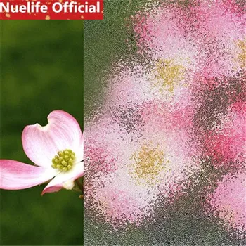 

45x200cm Ice crystal crystal carved embossed glass film bathroom kitchen living room office bedroom privacy sunscreen glass film