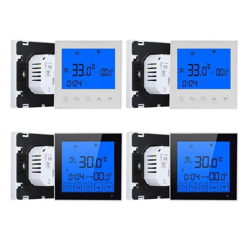 Wifi LCD Touch Screen Smart Temperature Thermostat Wireless Room Underfloor Heating Controller Thermoregulator цена Wifi LCD Touch Screen Smart Temperature Thermostat Wireless Room Underfloor Heating Controller Thermoregulator цены онлайн