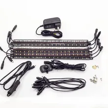 [Seven Neon] 6 шт./компл. 24 светодиода SMD 2835 освещение шкафа, безопасный ночник приспособление для длинного ружья Сейф/кухня/освещение для гардеробной