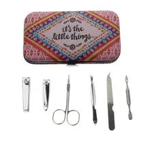 6Pcs/Set Best Professional Luxury French Women Girl Travel Home Nail Care Pedicure Gift Tool Product Manicure Set Kit