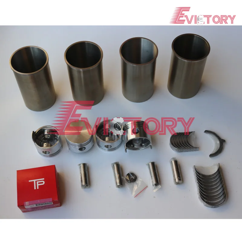 For TOYOTA 3 5FG FORKLIFT 4P engine rebuild kit 4PC piston + ring