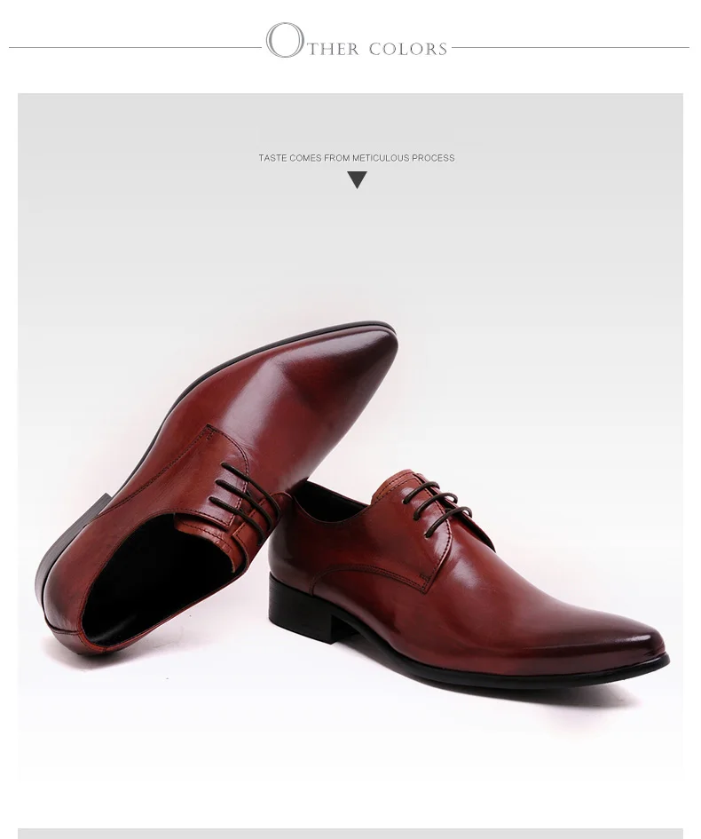 MYCOLEN/мужские строгие туфли в итальянском стиле; брендовые удобные свадебные туфли из натуральной кожи; мужские черные туфли высокого